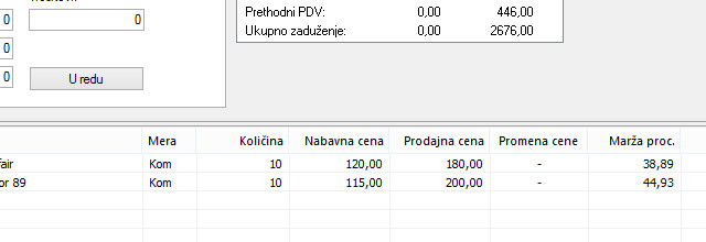 Kalkulacija sa korisniÄ?kom kolonom