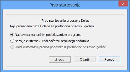 Prvo startovanje