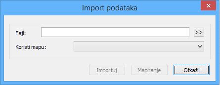 Import fajla