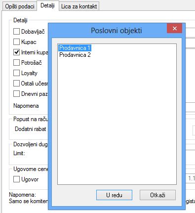 Interni kupac / dobavljač