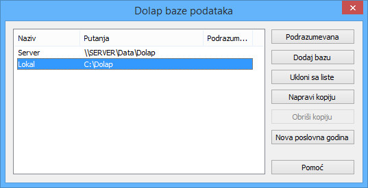 Uređivanje baza podataka